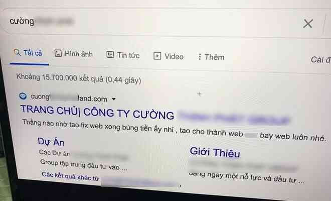 Website bị nhắc nợ trên Google