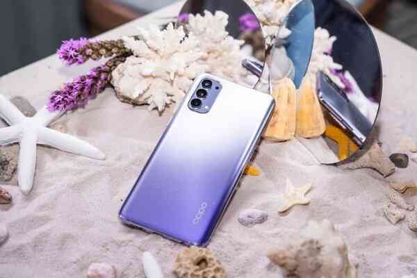 Chiêm ngưỡng vẻ sang trọng của OPPO Reno4 Tím Khói vừa ra mắt