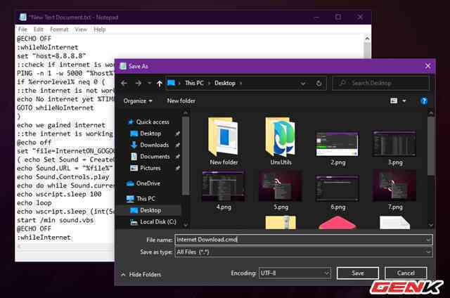 Cài “báo động” mỗi khi mất kết nối Internet trên Windows 10 - Ảnh 9. Cài “báo động” mỗi khi mất kết nối Internet trên Windows 10 - Ảnh 9.