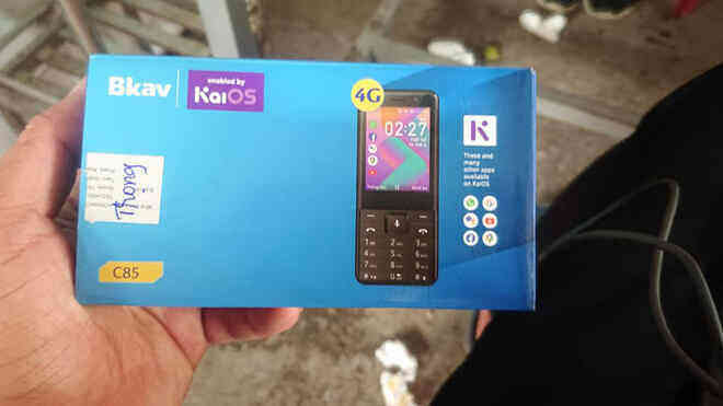 Điện thoại cơ bản của BKAV lộ diện: Chạy KaiOS, hỗ trợ 4G, sản xuất tại Trung Quốc