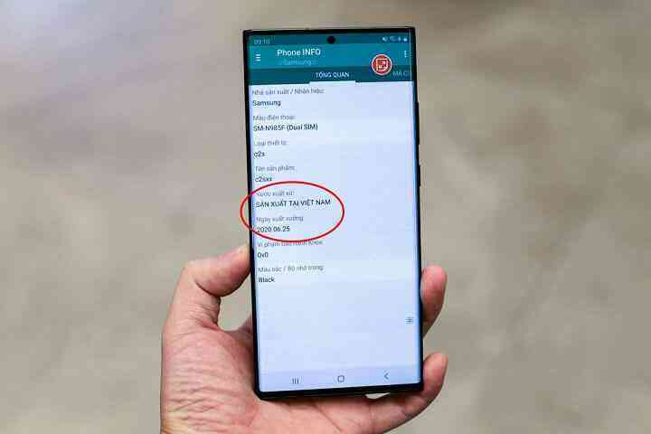 Người Trung Quốc bất ngờ vì Việt Nam sản xuất Galaxy Note20