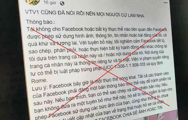 VTV lên tiếng về đoạn status giả mạo, lừa người dùng chia sẻ