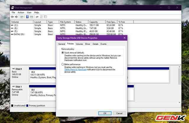 Cách thiết lập Windows 10 luôn ở chế độ an toàn khi tháo USB khỏi máy tính - Ảnh 11. Cách thiết lập Windows 10 luôn ở chế độ an toàn khi tháo USB khỏi máy tính - Ảnh 11.