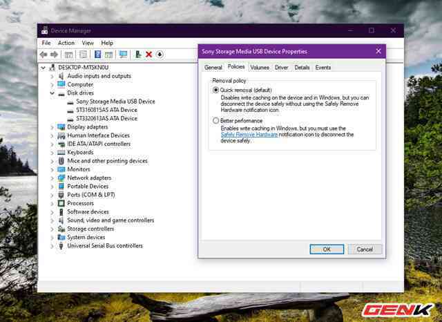 Cách thiết lập Windows 10 luôn ở chế độ an toàn khi tháo USB khỏi máy tính - Ảnh 6. Cách thiết lập Windows 10 luôn ở chế độ an toàn khi tháo USB khỏi máy tính - Ảnh 6.