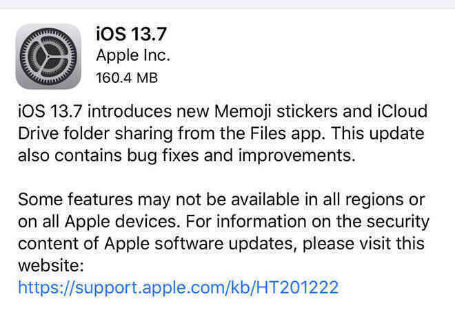 iOS 13.7 chính thức: Phát hiện phơi nhiễm COVID-19 hoạt động độc lập, không cần tải ứng dụng bên thứ ba
