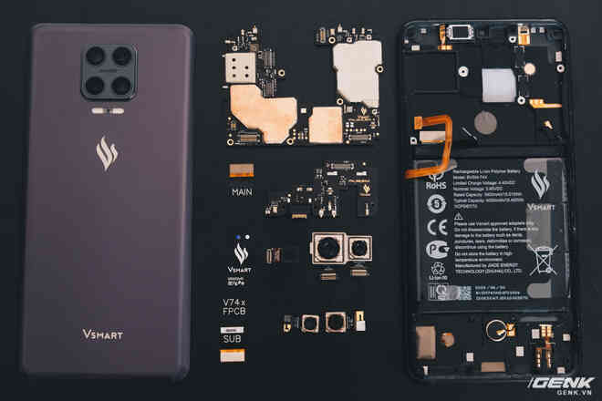 Mổ bụng Vsmart Aris: Lưng kính nhưng vẫn dễ sửa - Ảnh 15.