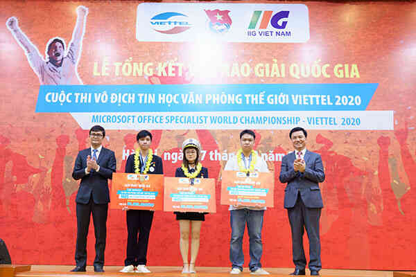 Học sinh phổ thông giành 2/3 giải Nhất quốc gia cuộc thi Tin học văn phòng 2020