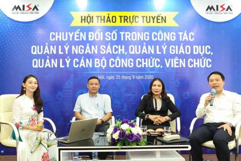 MISA tổ chức hội thảo trực tuyến thúc đẩy chuyển đổi số trong các đơn vị hành chính sự nghiệp