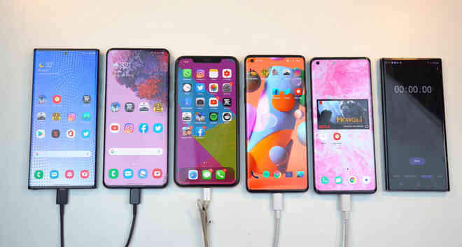 Đọ thời lượng pin Galaxy Note 20 Ultra với iPhone 11 Pro Max, Galaxy S20 Ultra, OnePlus 8 Pro và Oppo Find X2 Pro