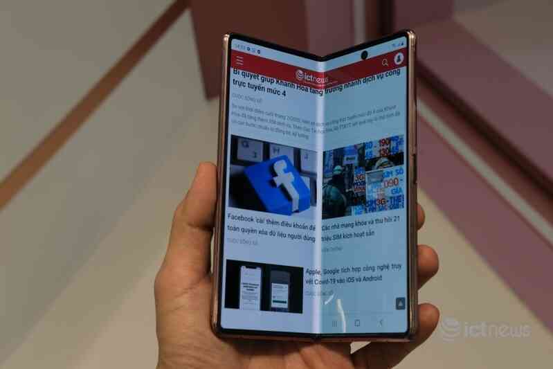 Hình ảnh và video Galaxy Z Fold2 giá 50 triệu tại Việt Nam