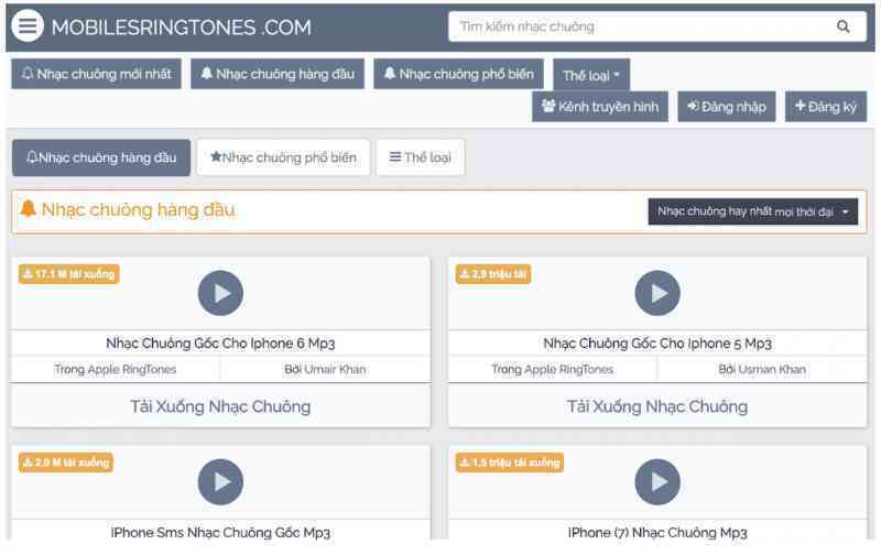 Top 6 trang tải nhạc chuông hay cho iPhone mà bạn nên bỏ túi