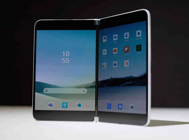 Samsung đang phát triển một chiếc smartphone màn hình gập mới sở hữu hình thức như Surface Duo? - Ảnh 2. Samsung đang phát triển một chiếc smartphone màn hình gập mới sở hữu hình thức như Surface Duo? - Ảnh 2.