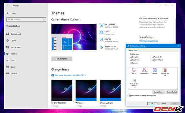 Hô biến Desktop của Windows 10 thành trạm không gian với bộ giao diện Neon Space - Ảnh 13. Hô biến Desktop của Windows 10 thành trạm không gian với bộ giao diện Neon Space - Ảnh 13.