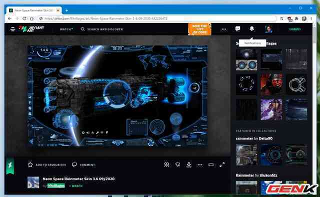 Hô biến Desktop của Windows 10 thành trạm không gian với bộ giao diện Neon Space - Ảnh 8. Hô biến Desktop của Windows 10 thành trạm không gian với bộ giao diện Neon Space - Ảnh 8.