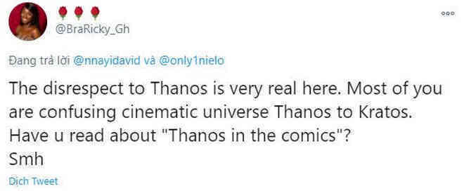 Internet tranh cãi này lửa vì câu hỏi: Thanos tử chiến với Kratos, ai sẽ là người chiến thắng? - Ảnh 3. Internet tranh cãi này lửa vì câu hỏi: Thanos tử chiến với Kratos, ai sẽ là người chiến thắng? - Ảnh 3.