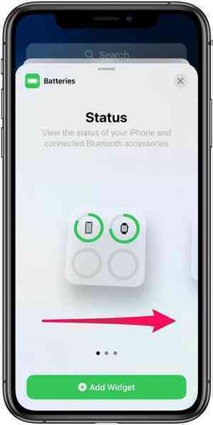 Hướng dẫn thay widget báo dung lượng pin chi tiết trên iOS 14