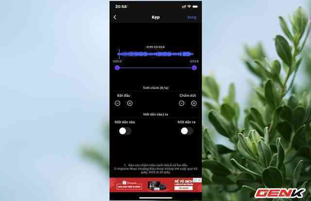 Chi tiết cách cài nhạc chuông từ bài hát yêu thích cho iPhone mà không cần máy tính - Ảnh 8. Chi tiết cách cài nhạc chuông từ bài hát yêu thích cho iPhone mà không cần máy tính - Ảnh 8.
