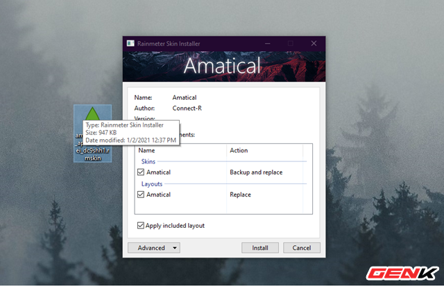 Setup một Windows 10 đầy tĩnh lặng và tối giản với bộ giao diện Amatical - Ảnh 9.