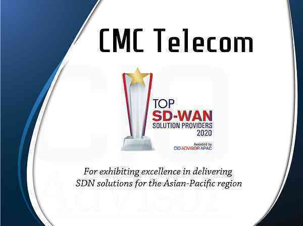 CMC Telecom lọt TOP 10 nhà cung cấp SD-WAN khu vực châu Á Thái Bình Dương