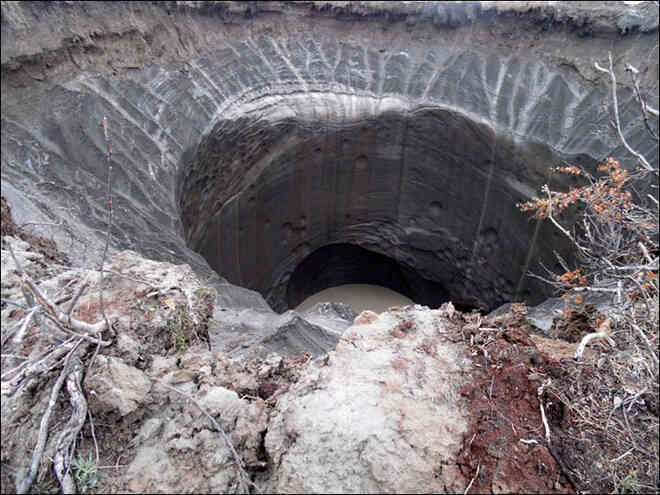 Hàng chục chiếc hố hình phễu khổng lồ được phát hiện ở Siberia, chúng đến từ đâu? - Ảnh 9.