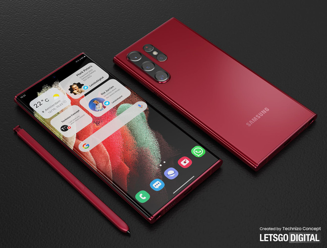 Ảnh thiết kế Galaxy S22 Ultra với bút S Pen: Thế này thì cần gì Galaxy Note - Ảnh 5. Ảnh thiết kế Galaxy S22 Ultra với bút S Pen: Thế này thì cần gì Galaxy Note - Ảnh 5.