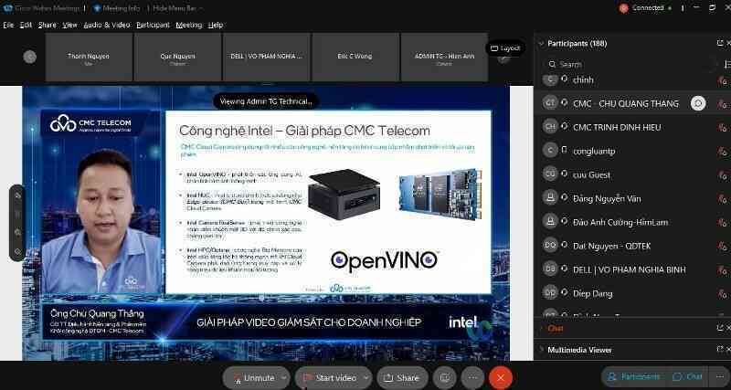 CMC Telecom “trình làng” CMC Cloud Camera hiện đại trên nền tảng công nghệ Intel