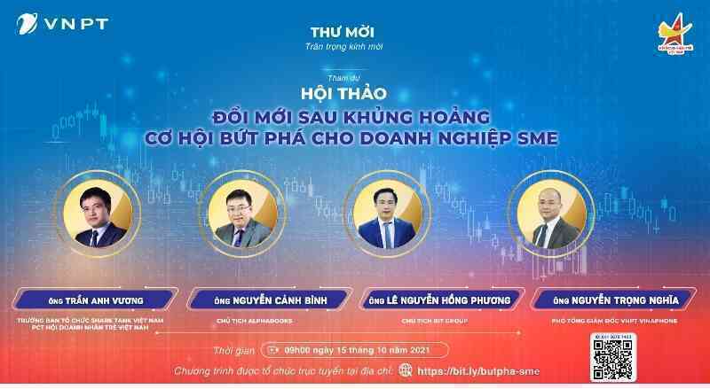 Hội thảo “Đổi mới sau khủng hoảng - Cơ hội bứt phá cho doanh nghiệp SME”, tham gia sớm để nhận tư vấn từ các chuyên gia