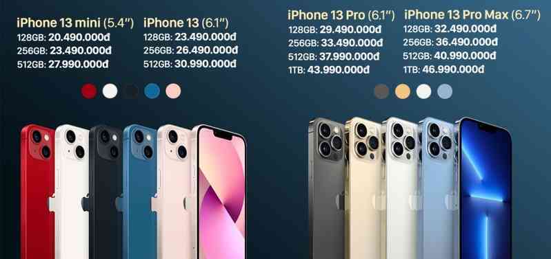iPhone 13 chính hãng bắt đầu cho đặt hàng từ hôm nay