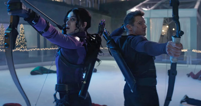 Series Hawkeye tung trailer mới: Nghỉ hưu cũng không yên, xạ thủ số 1 của Avengers bất ngờ bị kẻ thù từ quá khứ truy sát - Ảnh 2. Series Hawkeye tung trailer mới: Nghỉ hưu cũng không yên, xạ thủ số 1 của Avengers bất ngờ bị kẻ thù từ quá khứ truy sát - Ảnh 2.