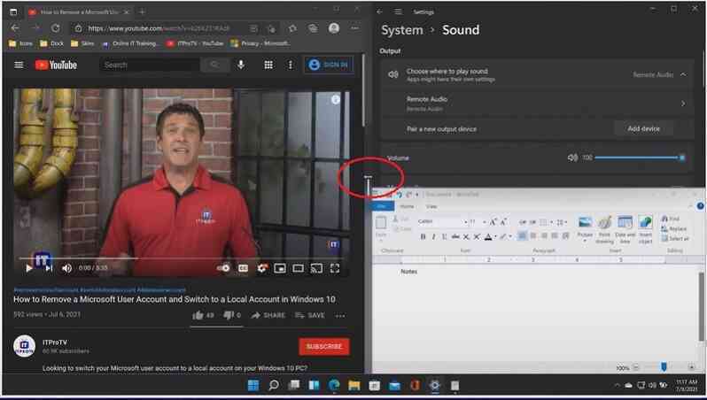 Hướng dẫn sử dụng giao diện ghép cửa sổ của Windows 11
