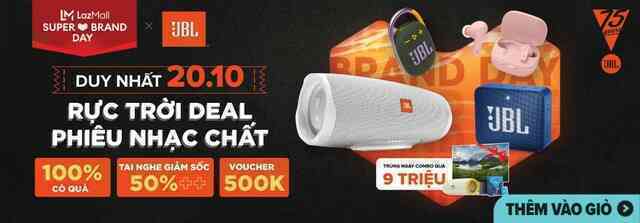 Rực trời deal - Phiêu nhạc chất cùng JBL và Lazada, giảm đến 50%++ vào ngày 20/10 - Ảnh 8. Rực trời deal - Phiêu nhạc chất cùng JBL và Lazada, giảm đến 50%++ vào ngày 20/10 - Ảnh 8.