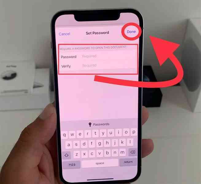 Hướng dẫn đặt mật khẩu cho file PDF trên iOS 15