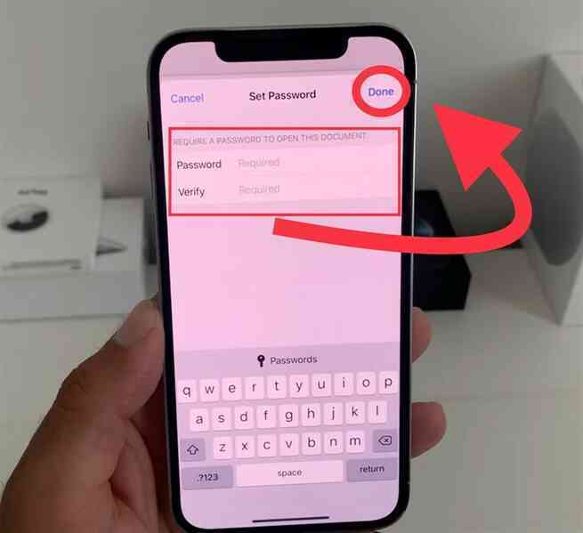 Hướng dẫn đặt mật khẩu cho file PDF trên iOS 15