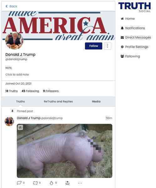 Mạng xã hội của ông Trump bị hack ảnh 1 Mang xa hoi cua ong Trump bi hack anh 1