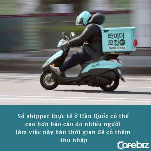 Thời thế đảo lộn: Shipper thành nghề hot hơn cả giáo viên, nhân viên IT ở Hàn Quốc - Ảnh 2. Thời thế đảo lộn: Shipper thành nghề hot hơn cả giáo viên, nhân viên IT ở Hàn Quốc - Ảnh 2.