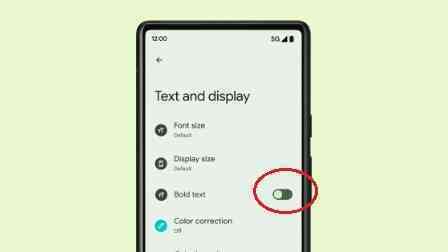 Hướng dẫn dùng chữ in đậm trong Android 12
