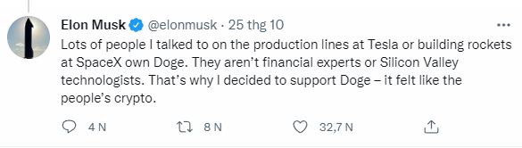 Elon Musk hé lộ lý do thực sự của việc ủng hộ Dogecoin, hóa ra nó nhân văn hơn bạn nghĩ - Ảnh 1. Elon Musk hé lộ lý do thực sự của việc ủng hộ Dogecoin, hóa ra nó nhân văn hơn bạn nghĩ - Ảnh 1.