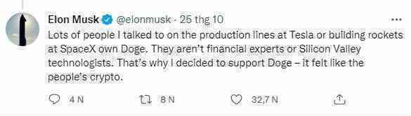 Elon Musk hé lộ lý do thực sự của việc ủng hộ Dogecoin, hóa ra nó nhân văn hơn bạn nghĩ - Ảnh 1. Elon Musk hé lộ lý do thực sự của việc ủng hộ Dogecoin, hóa ra nó nhân văn hơn bạn nghĩ - Ảnh 1.