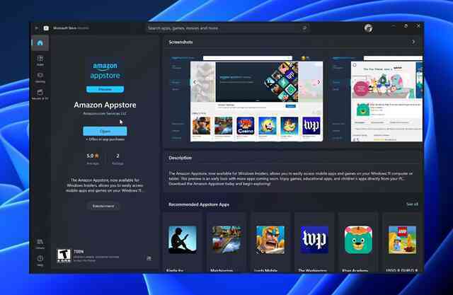 Làm thế nào để chạy các ứng dụng Android trong Windows 11 từ Amazon App Store? - Ảnh 2. Làm thế nào để chạy các ứng dụng Android trong Windows 11 từ Amazon App Store? - Ảnh 2.