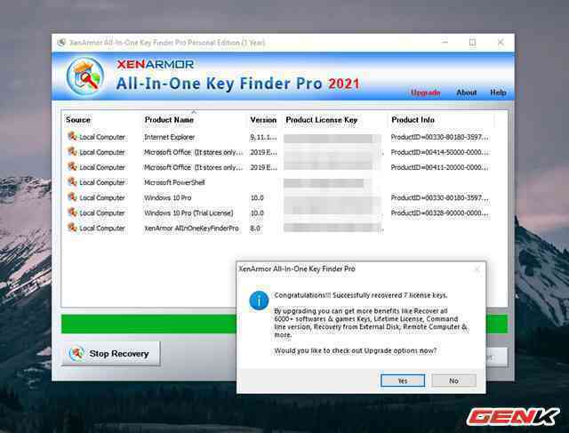 Cách sao lưu bản quyền các phần mềm đã cài đặt trên Windows - Ảnh 5. Cách sao lưu bản quyền các phần mềm đã cài đặt trên Windows - Ảnh 5.