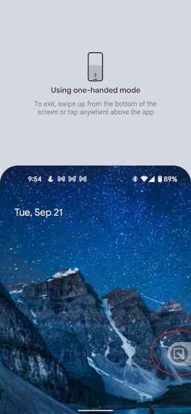 Cách sử dụng một tay trên Android 12