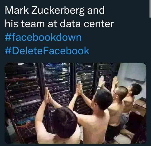 Ngập tràn ảnh chế Facebook bị sập trên toàn cầu