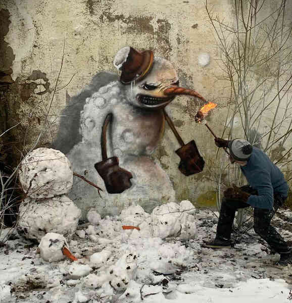 Những bức vẽ Graffiti 3D không dành cho người yếu tim - Ảnh 18. Những bức vẽ Graffiti 3D không dành cho người yếu tim - Ảnh 18.