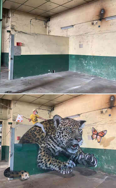 Những bức vẽ Graffiti 3D không dành cho người yếu tim - Ảnh 23. Những bức vẽ Graffiti 3D không dành cho người yếu tim - Ảnh 23.