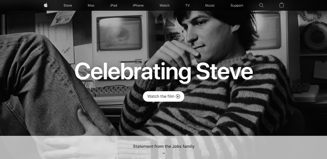 Apple tưởng nhớ 10 năm ngày mất Steve Jobs