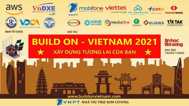 Bùng nổ sáng kiến công nghệ tại chung kết cuộc thi Hackathon “Build On, Vietnam 2021” - Ảnh 1. Bùng nổ sáng kiến công nghệ tại chung kết cuộc thi Hackathon “Build On, Vietnam 2021” - Ảnh 1.