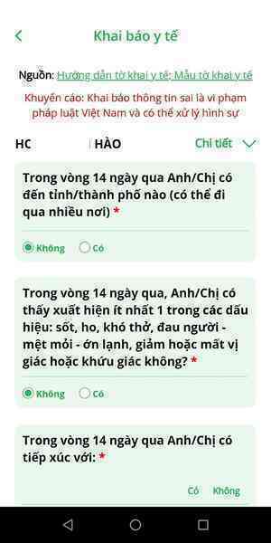 Cách khai báo y tế điện tử trên PC-Covid