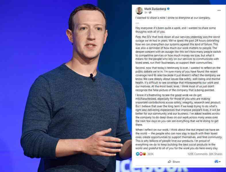 Mark Zuckerberg viết tâm thư trần tình giữa cáo buộc ‘ưu tiên lợi nhuận’