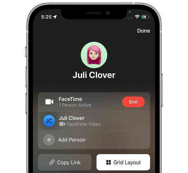 Những tính năng mới của FaceTime trên iOS 15