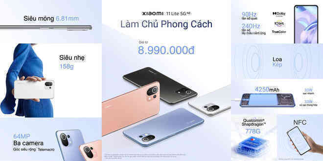 Xiaomi 11T series 5G ra mắt tại VN: Màn hình AMOLED 120Hz, camera nâng cấp chất lượng, sạc nhanh 120W, giá từ 10.9 triệu đồng - Ảnh 9. Xiaomi 11T series 5G ra mắt tại VN: Màn hình AMOLED 120Hz, camera nâng cấp chất lượng, sạc nhanh 120W, giá từ 10.9 triệu đồng - Ảnh 9.
